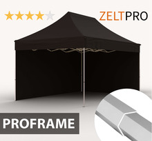 Pop-up telk Zeltpro Proframe, must, 3x4,5 m