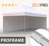 Pop-up telk Zeltpro Proframe, valge, 3x6 m