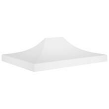Peotelgi katus vidaXL, 4,5x3 m, valge, 270 g/m2
