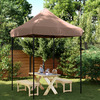 Kokkupandav pop-up peotelk vidaXL, 200x200x306 cm, pruun