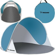 Rannatelk Trizand, 145x100x70 cm, türkiissinine/hall