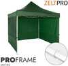 Pop-up telk Zeltpro Proframe, roheline, 2x2 m