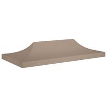 Peotelgi katus vidaXL, 6x3 m, taupe, 270 g/m2