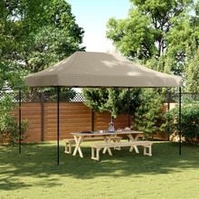 Kokkupandav pop-up peotelk vidaXL, 410x279x315 cm, pruunikashall