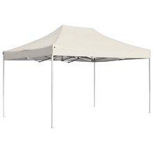 Professionaalne kokkupandav peotelk vidaXL, 4,5x3 m, kreem