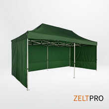 Müügitelk Zeltpro PROFRAME 3x6, roheline, katus ja seinad (4 tk)