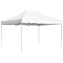Professionaalne kokkupandav peotelk vidaXL, 4,5x3 m, valge