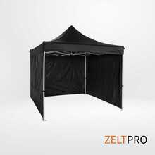 Müügitelk Zeltpro Proframe, must, 2x2 m