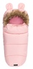 Talvine magamiskott-ümbriktekk beebile MoMi, 95 cm x 45 cm, roosa