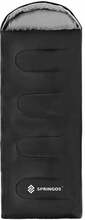 Turisti magamiskott Springos CS0042, 180 cm, must/hall