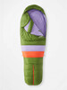 Naiste magamiskott Marmot ANGEL FIRE 02, 168 cm, -9C, roheline/lilla