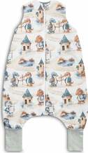 Magamiskott Sensillo Smoki Jeans, 95 x 55 cm, sinine/pruun/valge