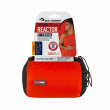 Magamiskoti vooder Sea to Summit Reactor Extreme Sleeping Bag Liner Mummy ST, orange/beluga