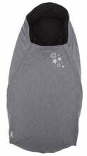 Vankri magamiskott CuddleCo Comfi Extreme Stars, 90 cm x 50 cm, must/hall