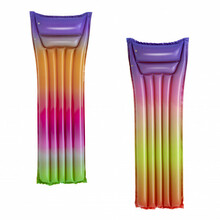 Täispuhutav rannamadrats Bestway Rainbow 44041, 183x69 cm, oranž/roosa