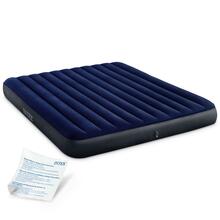 Täispuhutav madrats Intex Classic Downy King 64755, 203 x 183 x 25 cm, veluur