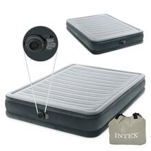 Täispuhutav madrats Intex 67770, 203x152x33 cm, hall, elektripumbaga, 2-le