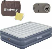 Täispuhutav madrats Bestway 6713I, 203 x 152 x 51 cm, veluur