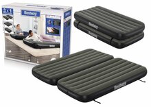 Täispuhutav madrats Bestway Tritech Connect and Rest 3-in-1 67922, 188x99x25 cm, must/hall