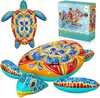 Täispuhutav madrats Bestway TURTLE Majolica print 41523, 183 x 173 cm