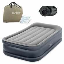 Täispuhutav madrats Intex Dura-Beam Deluxe, 191 x 99 x 42 cm, sinine/hall