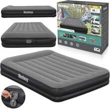 Täispuhutav madrats Bestway Tritech 671BU, 152 x 203 cm, must/hall