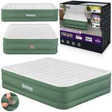 Täispuhutav kaheinimese madrats Bestway 69646, 203 x 152 x 46 cm, roheline