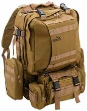 Matkaseljakott Cattara Army, 55 L, pruun