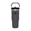Gertuv Stanley The IceFlow Flip Straw Tumbler, tumehall, 0.89 l