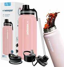 Termospudel Wessper ActiveMax Steeline, roosa, 1000 ml