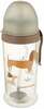 Lekkevaba pudel kõrrega Canpol Babies Non-Spill Sport 56/510bro, pruun, 350 ml
