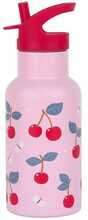 Laste joogipudel Allc Cherries, roostevaba teras, 350 ml