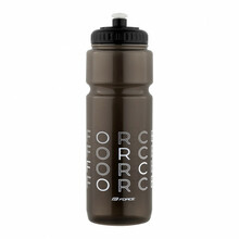 Jalgrattapudel FORCE ENJOY, läbipaistev must, 0,75 l