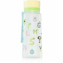 Veepudel Equa Alpha Zoo, kollane/mitmevärviline, 600 ml