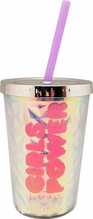 Joogipudel kõrrega Wow Generation Diamond Tumbler WOW00066, 350 ml