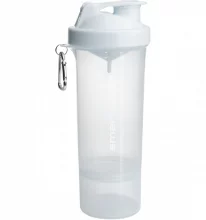 Joogipudel SmartShake Slim Series, Pure White, 600 ml