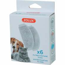 Filter joogiveepurskkaevule Zolux, 3 l, hall, 6 tk