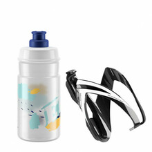 Jalgrattapudel koos hoidjaga Elite Kit CEO Jet valge/sinine, 350 ml