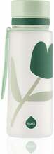 Veepudel Equa Tulip, valge/roheline, 600 ml
