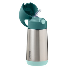 Laste joogipudel kõrrega B. Box Emerald Forest, roheline, 350 ml