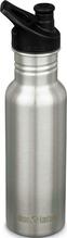 Joogipudel Klean Kanteen Classic Narrow Sport Cap, hõbe, 532 ml