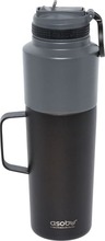 Joogipudeli komplekt Asobu Twin Pack, must, 900 ml + 600 ml