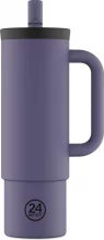 Termokruus kõrrega 24Bottles Straw Dusk, 800 ml