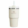 Joogipudel Stanley The Quencher H2.O FlowState Cream, roostevaba teras, 600 ml