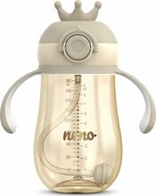 Joogipudel kõrrega Neno Mio2 Brown, pruun, 280 ml