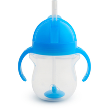 Joogipudel Munchkin Click Lock Tip & Sip kõrrega blue, 207 ml