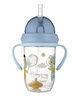 Joogitops kõrrega Canpol Babies Bonjour Paris 56/607 blue, 270 ml