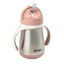 Gertuu Beaba 913482 kõrrega, 250 ml roosa