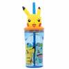 Joogitops Pokemon 3D figuuridega, 360 ml