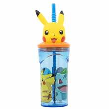 Joogitops Pokemon 3D figuuridega, 360 ml